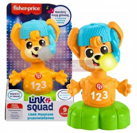 FISHER PRICE LINK SQUAD INTERAKTYWNY LISEK zabawka edukacyjna +9 m-cy HYL37