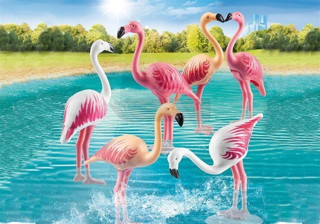 PLAYMOBIL Family Fun 70351 Flamingi