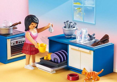 PLAYMOBIL Dollhouse 70206 Rodzinna kuchnia