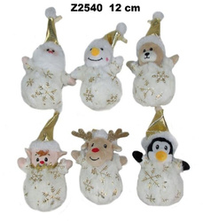 Bałwan Zwierzęta 12cm MIX