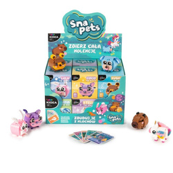 Klocki snapets jednorożec biały KIDEA