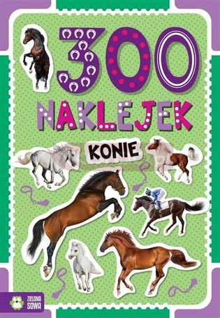 300 naklejek. Konie