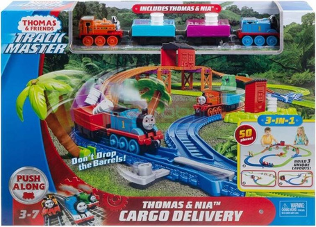 FISHER PRICE TOMEK ZESTAW TORÓW ZAŁADUNEK TOWARÓW tory +kolejka Tomek i Nia GLL14