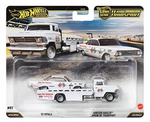 HOT WHEELS Premium Team Transport #87 '61 Impala + Horizon Hauler JHX88