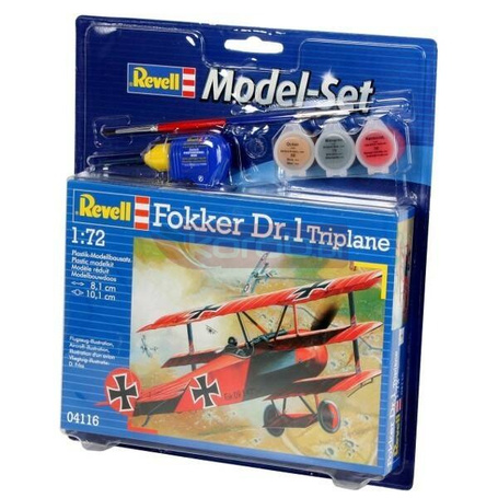 Model Set Fokker Dr. 1 Tripla