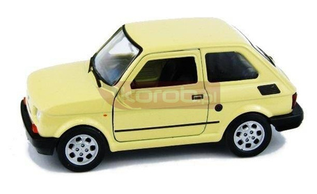 Fiat 126p 1:27 kremowy WELLY