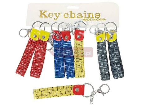 Brelok Smycz materiałowa (12szt)