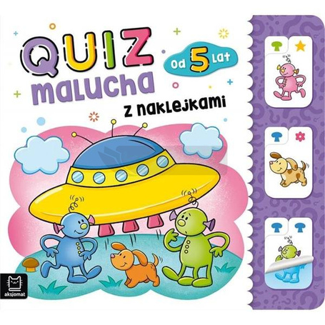 Quiz malucha z naklejkami od 5 lat
