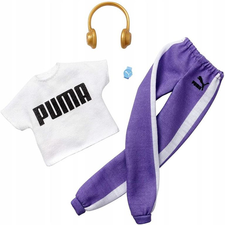 Lalka Barbie Modne ubranka sportowe Puma GHX80