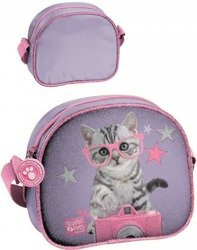 Torebka na ramię Kot z aparatem PASO