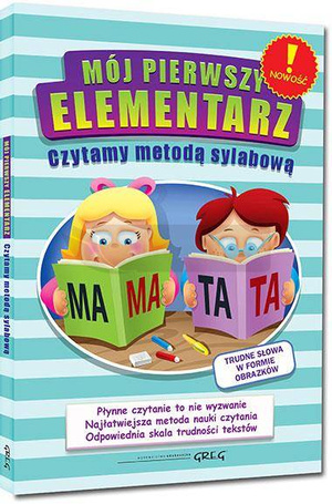 Mój pierwszy elementarz - czyt. m. sylab. BR GREG