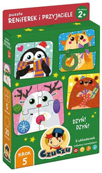 CzuCzu Puzzle Reniferek i przyjaciele dla dzieci
