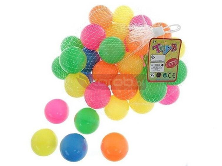 Piłeczki plastikowe 6cm 50szt