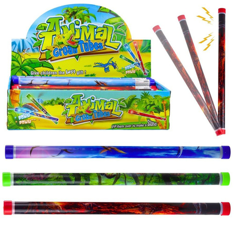 Tuba dźwiękowa Dinozaury światło 40cm MIX