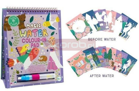 Kolorowanka Wodna z Pisakiem Bajkowy Świat