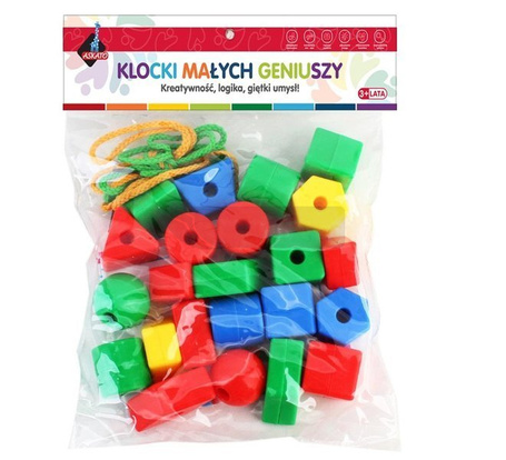 Klocki Geometryczne 22 elementy