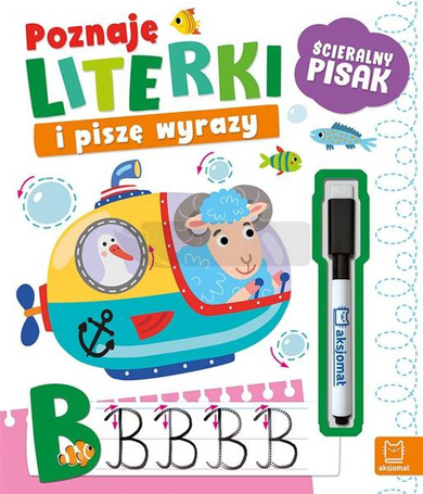 Poznaję literki i piszę wyrazy. Ścieralny pisak