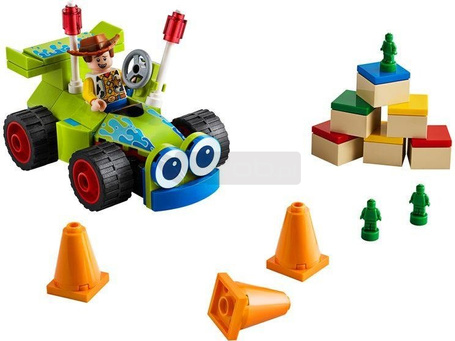 LEGO Juniors 10766 Toy Story 4 Chudy i Pan Sterowany