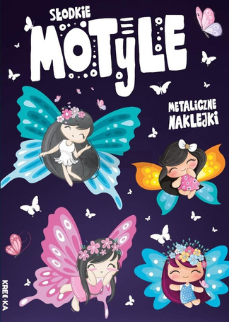 Kolorowanka z naklejkami - Słodkie motyle