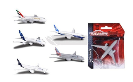 Majorette Samolot pasażerski 5 rodzajów