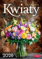 Kalendarz 2026 A4 Wieloplanszowy Kwiaty