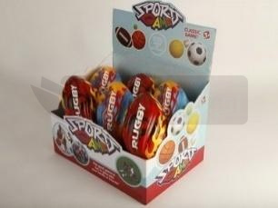 Piłeczka rugby 17x10cm mix