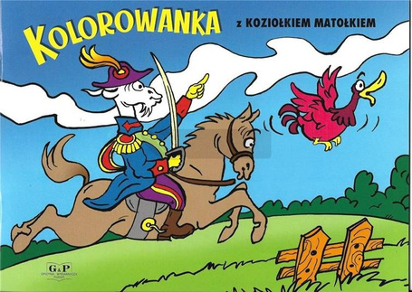Kolorowanka z Koziołkiem Matołkiem - konik