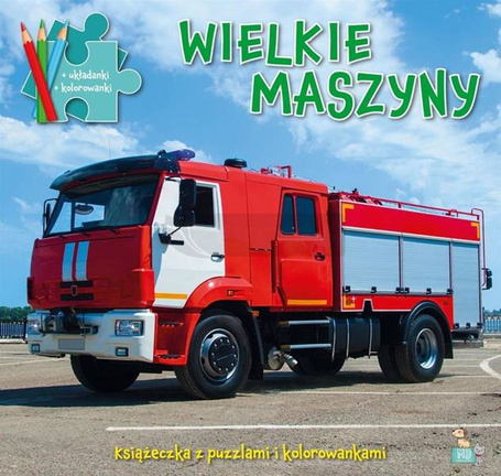 Książeczka z puzzlami Wielkie maszyny