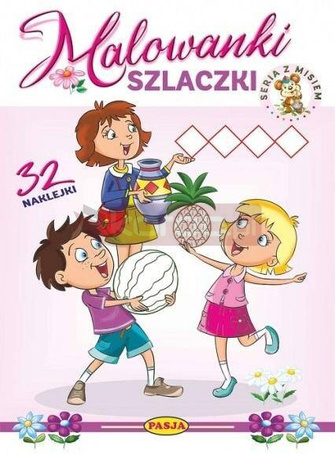 Malowanki szlaczki. Seria z misiem