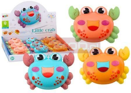 Krab mały wesoły napęd frykcyjny 3 kolory
