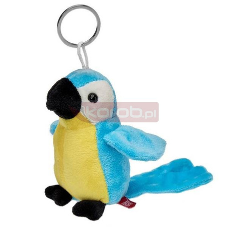 Brelok papuga ara niebieska 11cm