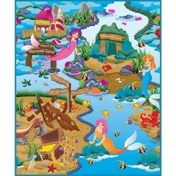 Mata materiałowa Syrenki 120x200