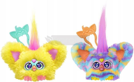 HASBRO 2x FURBY FURBISIE MASKOTKA INTERAKTYWNA Furblets Nug-Ette i Swee-Dee G1336