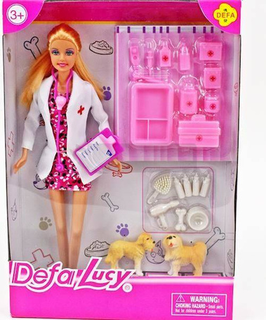 Lalka doktor z akcesoriami