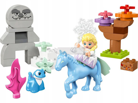 LEGO DUPLO KRAINA LODU 10418 ELZA I BRUNI W ZACZAROWANYM LESIE FROZEN