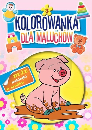 Kolorowanka dla maluchów 3. Świnka