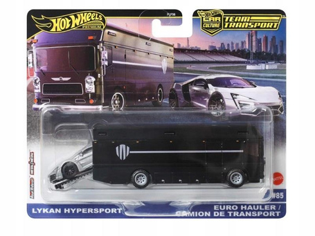HOT WHEELS Premium Team Transport #85 Lykan Hypersport /Euro Hauler JBM39