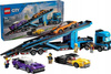 LEGO CITY 60408 LAWETA Z SAMOCHODAMI SPORTOWYMI zestaw klocków dla dzieci
