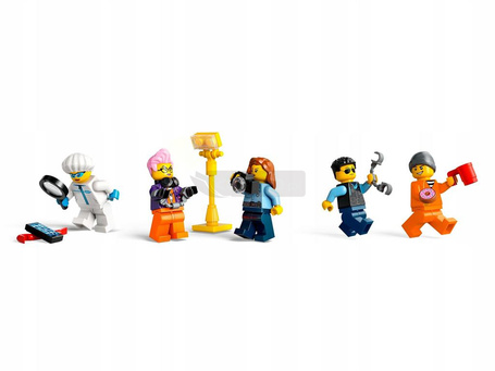 LEGO CITY 60418 POLICYJNA CIĘŻARÓWKA Z LABORATORIUM KRYMINALNYM zestaw +7