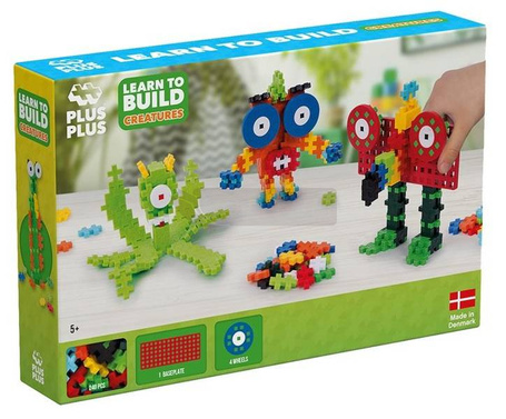 Klocki Plus-Plus Naucz się budować potworki 240el.