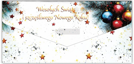 Karnet-koperta Wesołych Świąt