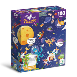 Puzzle 100 Look&Find Szalony kosmos
