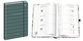 Kalendarz 2026 książkowy B6/192K Mat+UV Navy