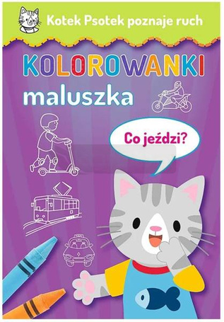 Kotek Psotek poznaje ruch. Co lata?
