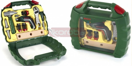 Zestaw narzędzi  Walizka Bosch z wkrętarka Ixolino II