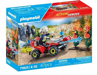 PLAYMOBIL ACTION HEROES 71825 QUAD STRAŻY POŻARNEJ zestaw dla dzieci +4 lat