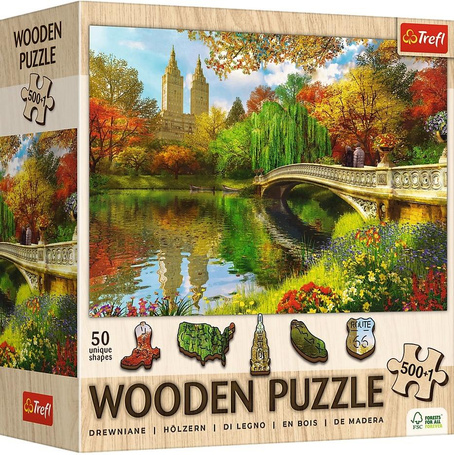 Puzzle drewniane 500+1 Central Park Manhattan