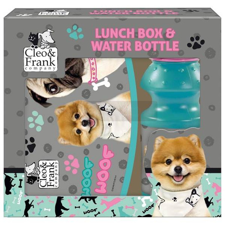 Zestaw śniadaniówka + bidon Cleo i Frank 28