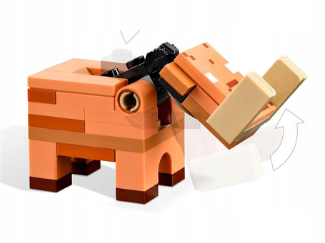LEGO MINECRAFT 21255 ZASADZKA W PORTALU DO NETHERU, zestaw klocków +8 lat