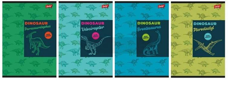Zeszyt A5/16K krata Dinosaur (15szt)